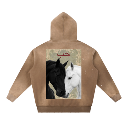 RANGZA VOLUME 1 "HUUB' Vintage Washed Fleece Hoodie