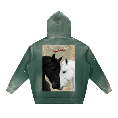 RANGZA VOLUME 1 "HUUB' Vintage Washed Fleece Hoodie