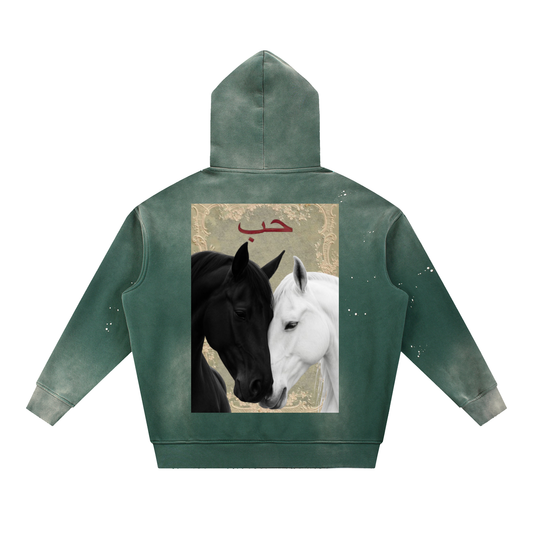 RANGZA VOLUME 1 "HUUB' Vintage Washed Fleece Hoodie